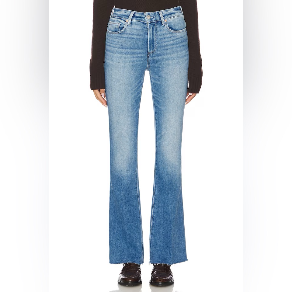 Paige Nwot High Rise Laurel Canyon Jeans, Marianne Wash, 28